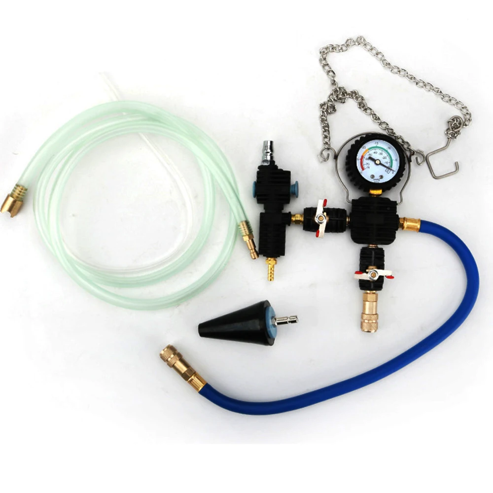 Car Refill Cooling Pumps Kit Universal Auto Radiator Set Vacuum Purge Coolant System Antifreeze Injector Vacuum Pressure Tool