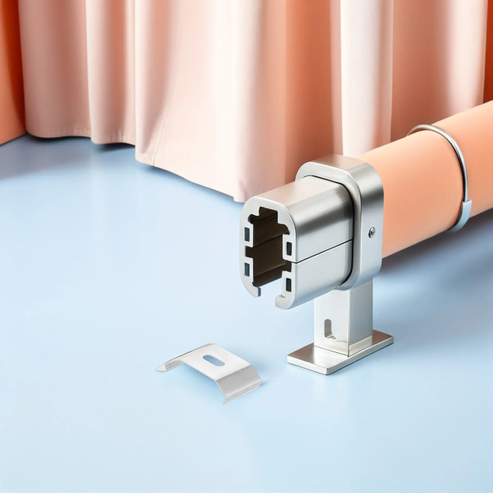 15Pcs Vertical Blind Mounting Bracket Ceiling Mount Roller Shade Bracket Efficient Space Saving Sturdy Build for Home Office