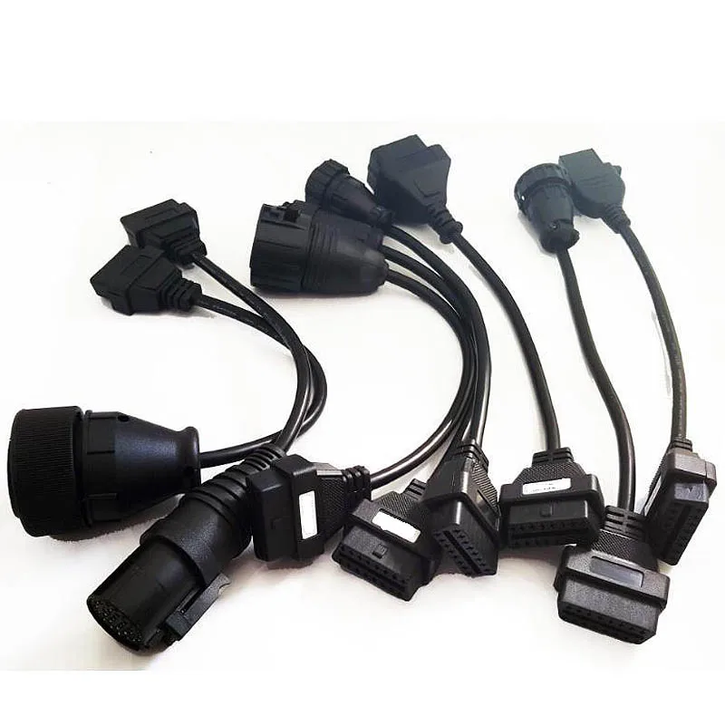 

2024 Quality Full Set 8 PCS Truck Cables For TCS PRO Diagnostic Connector