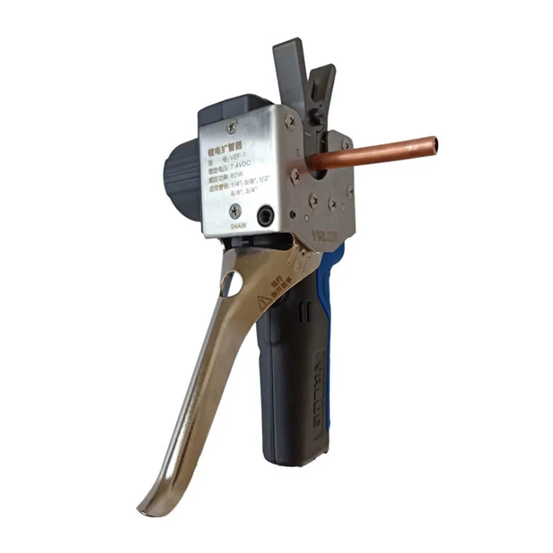 0805 Useful VEF-1/-2 Electric Copper Tube Expander Flare Expander Air Conditioner Fully Automatic With Lithium Batter0320