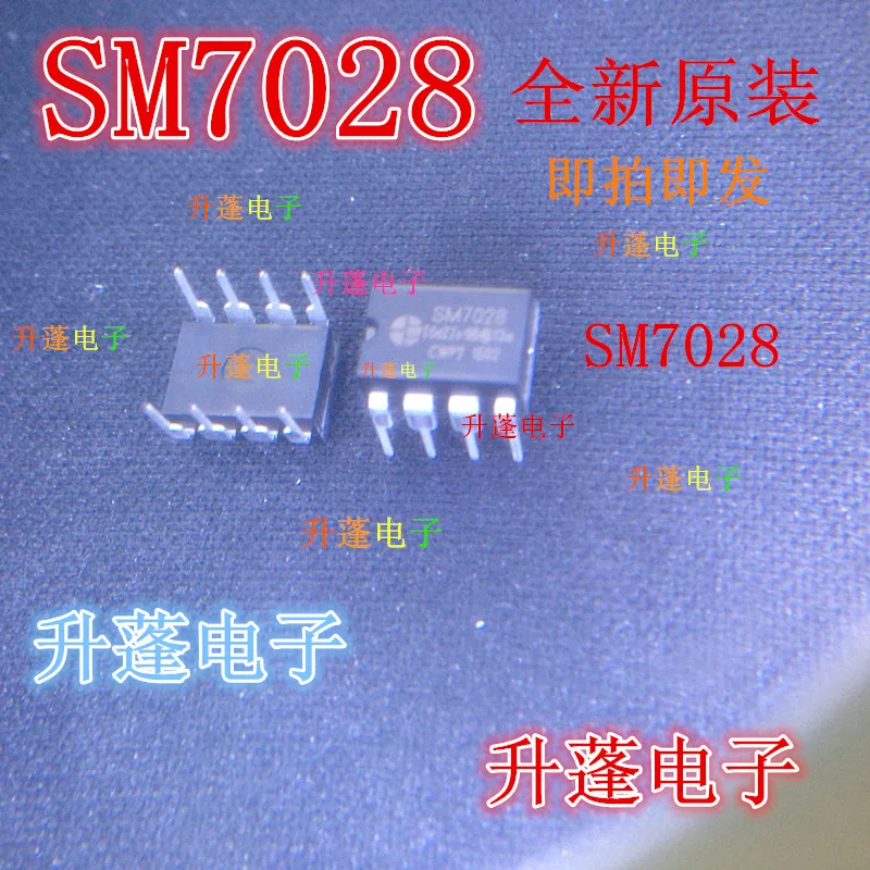 Sm7028 sm7028bdip8, 10 peças