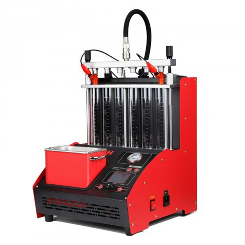 Professional Fuel Injector Cleaner Tester for 4 6 Cylinder Cars SUV Trucks Injector Flow Tester Bench Equipment Maintenance​