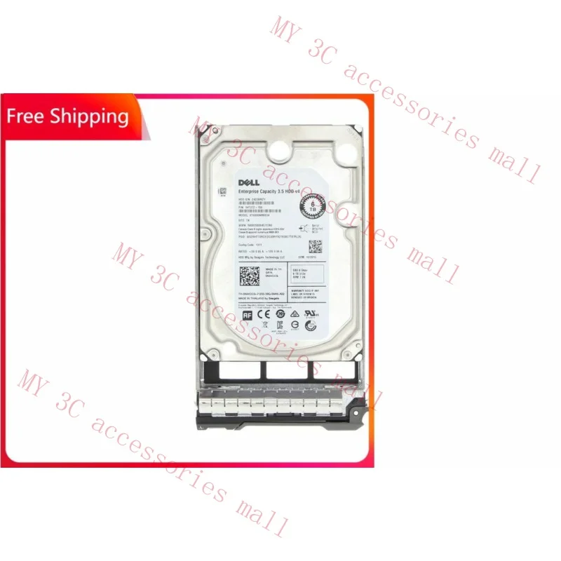 FOR Dell 0NWCCG 6TB HDD 7.2K RPM 3.5