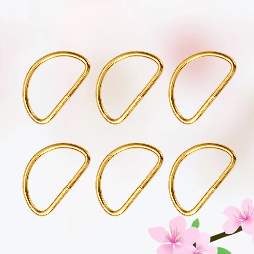 

20pcs Semi Suitcases Straps Handbags Bags Ring Buckle Semi-Circular Buckle Ring DIY Luggage Accessories