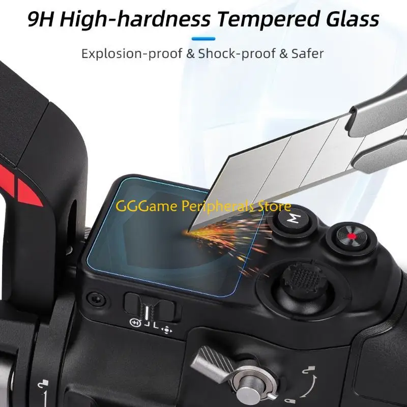 

U55B 9H Hardness Tempered Glass Film Camera Stabilizers Lens Protectors Anti-Scratch Screen Guard with Dust Absorber