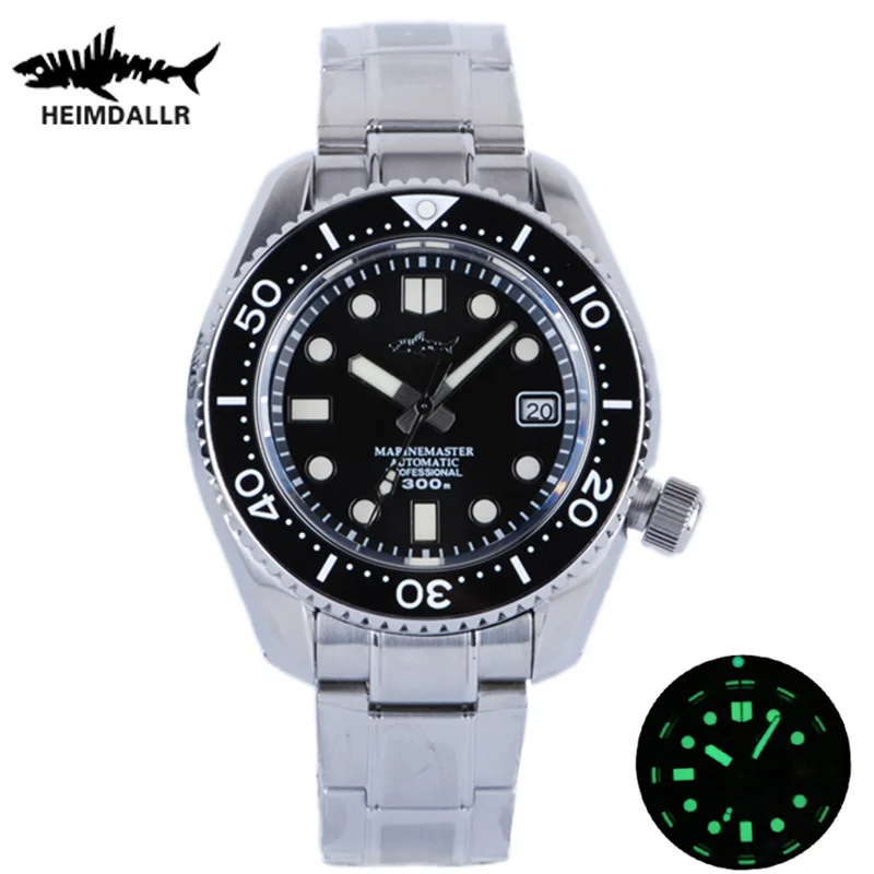 Heimdallr Watch For Men SBDX 300M Waterproof Sapphire Crystal Glass C3 Luminous NH35 Movement Automatic Mechanical Wrist watch