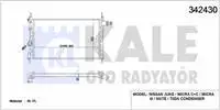 342430 for engine radiator COMBO A KADETT E ASTRA I NOVA (84 91)/(BR)/(BR)/(BR