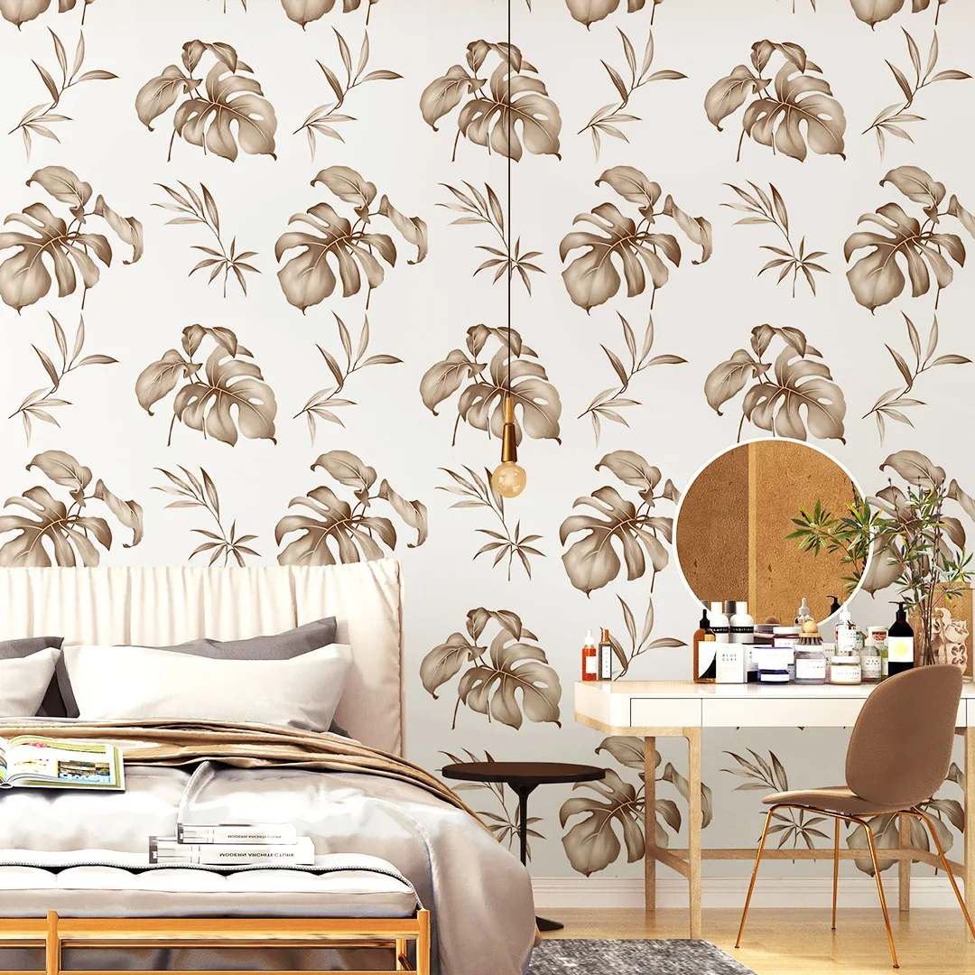 

Зеленые растения фон настенные обои прикроватные торговый центр ресторан вход обои украшение дома нетканый