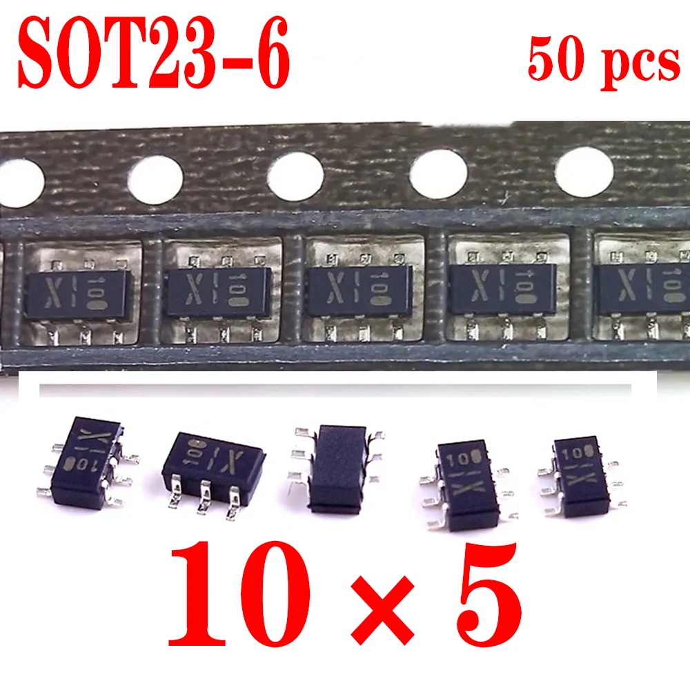 SOT23-6 Auto Ignition Tube X1 SOT363 Car IC ECU Board Chip Drive SMD Diode Triode Engine Compute for Mitsubishi Patch Six Feet