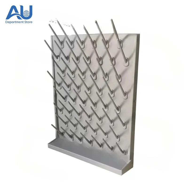 Laboratory Drip Rack PP Single and Double-sided Adjustable 27-stick Beaker Holder Drain Utensils Cool Dry Rack High Density