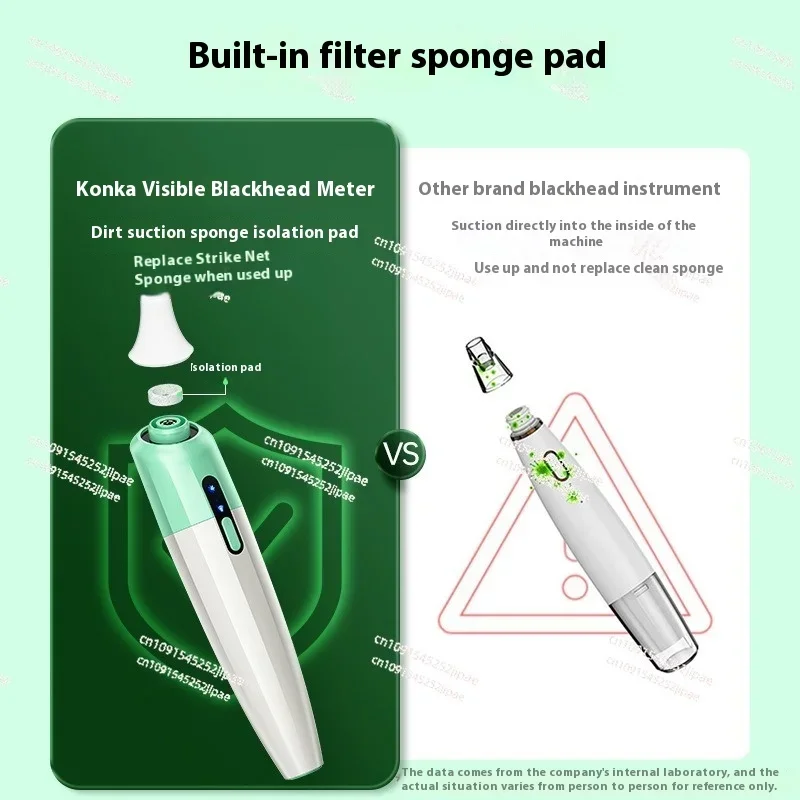 Visual Blackhead Suction Artifact Electric Beauty Instrument Pore Acne Strong Men and Women Household Blackhead Suction Instrume