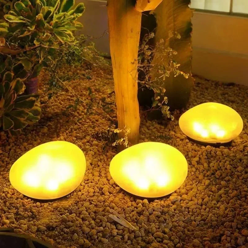 

Солнечная лампа-галька, уличный светильник на солнечных батареях, светодиодный ландшафтный светильник для наружного освещения, садовый светильник, газонный светильник