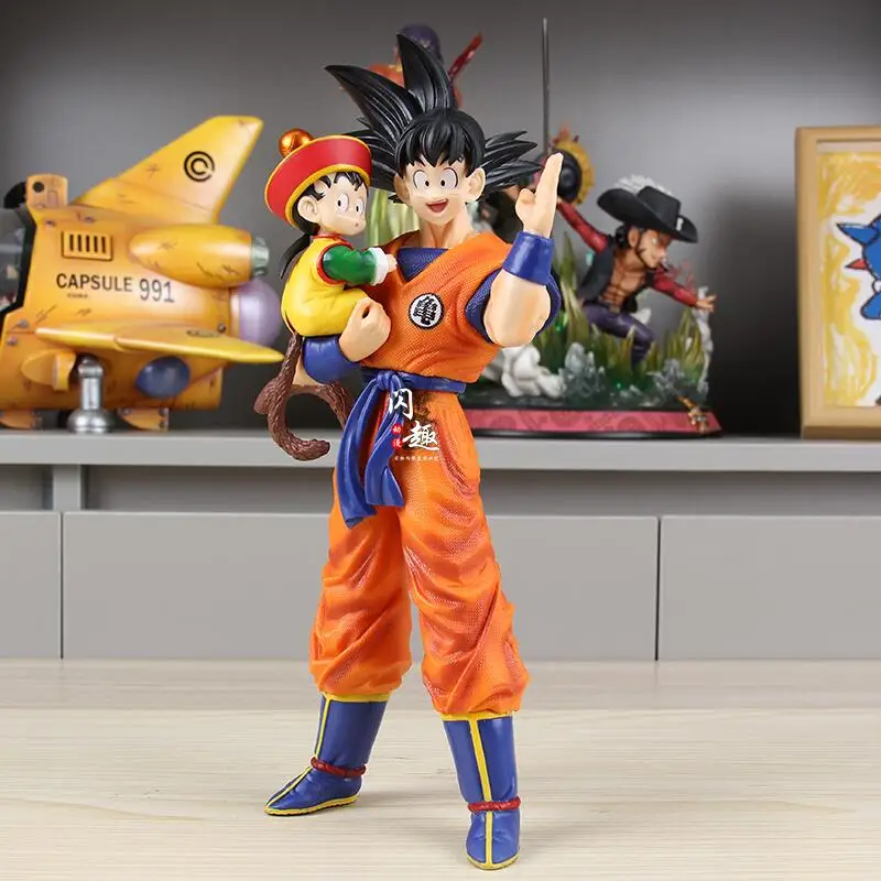 

Seven Dragon Ball Super Saiyan Earth Warrior Childhood Wurice Wukong Father And Son Holding A Box To Send Boy Birthday Gift Coll