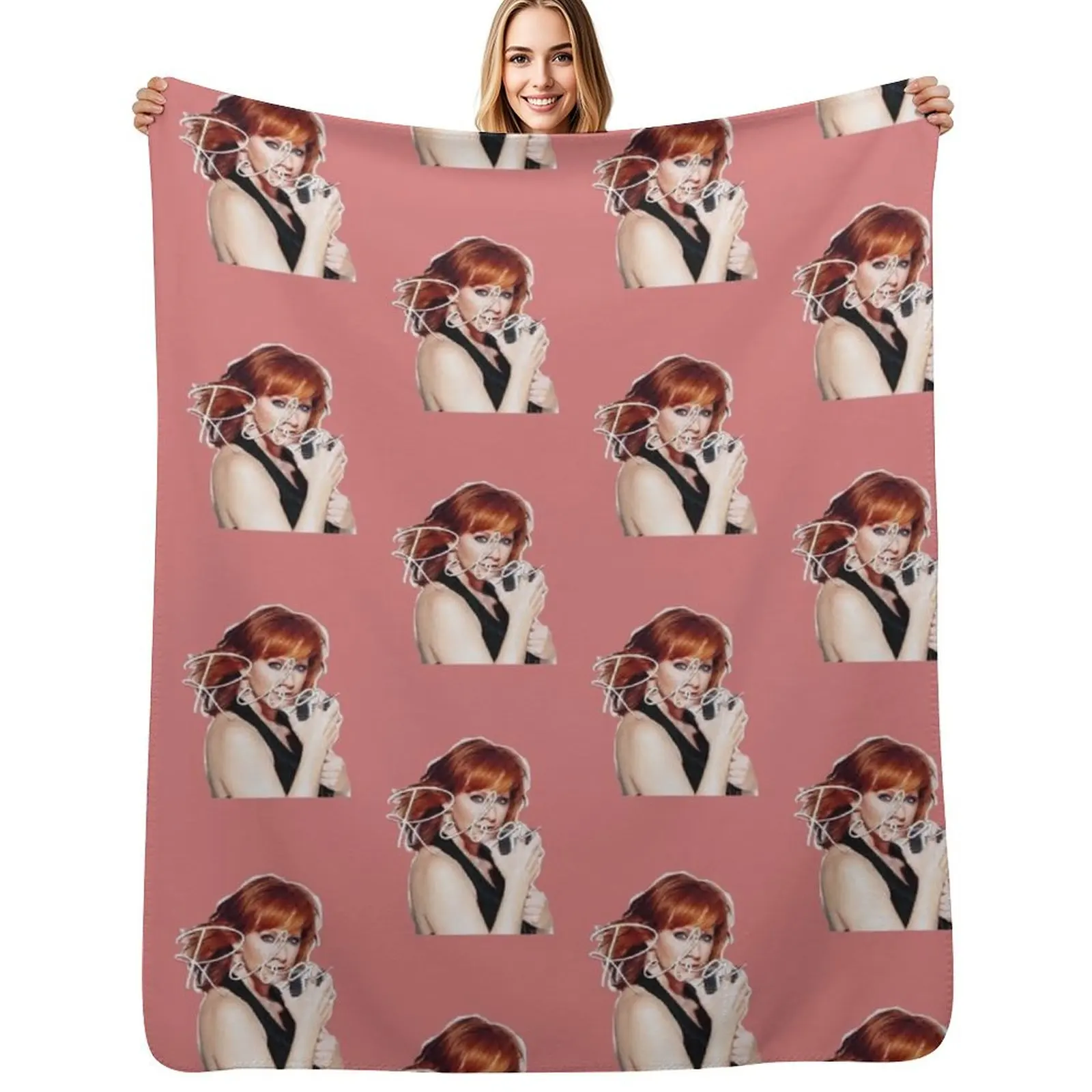 

Reba McEntire Throw Blanket Warm Throw Blanket Gift for Anniversary