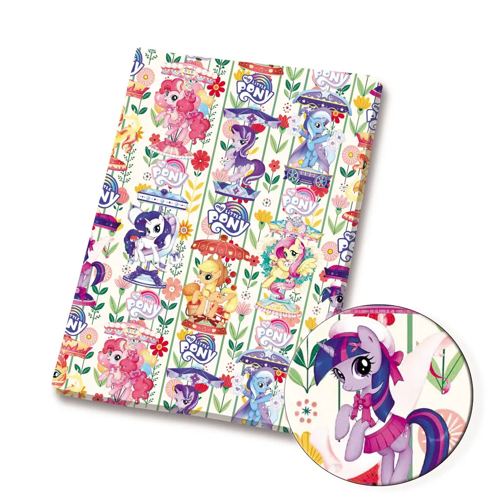 الكرتون النسيج الساخن DIY140 * 50 سنتيمتر اليدوية الخياطة خليط اللحف فستان طفل ورقة المنزل قماش مطبوع النسيج الخياطة الاطفال فابري