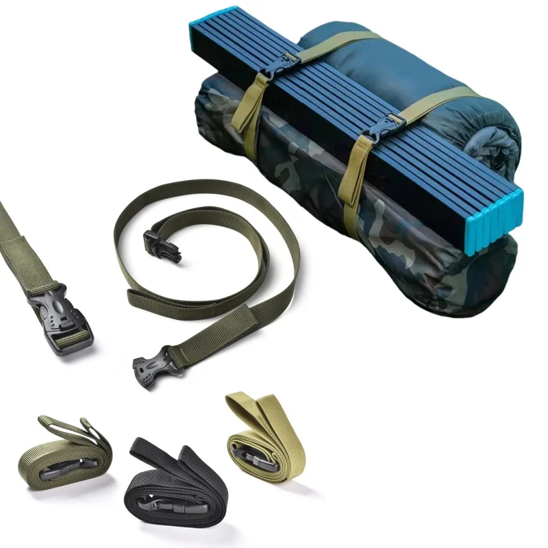 

Durable Portable Adjustable Outdoor Camping Cargo Storage Fixing Belt Convenient Practical Tour Baggage Tied Strap