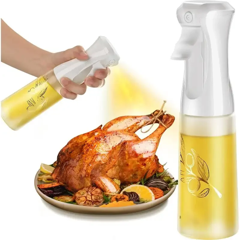 

Oil Sprayer for Cooking, Olive Oil Sprayer Mister, 200ml Glass Olive Oil Spray Bottle, Kitchen Gadgets Accessories