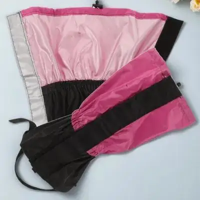 1 زوج مقاوم للماء المشي لمسافات طويلة الجراميق قابل للتعديل المطاط حزام القدم تسلق الأحذية الثلوج الطين حماية أنيق مريح دائم الساق