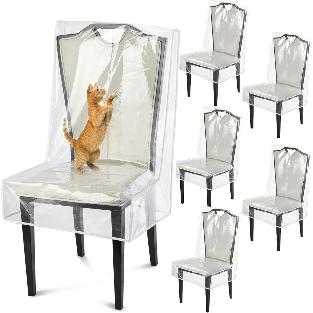 

Прозрачные пластиковые чехлы на обеденные стулья: водонепроницаемые защитные чехлы для сидений от воды и пыли