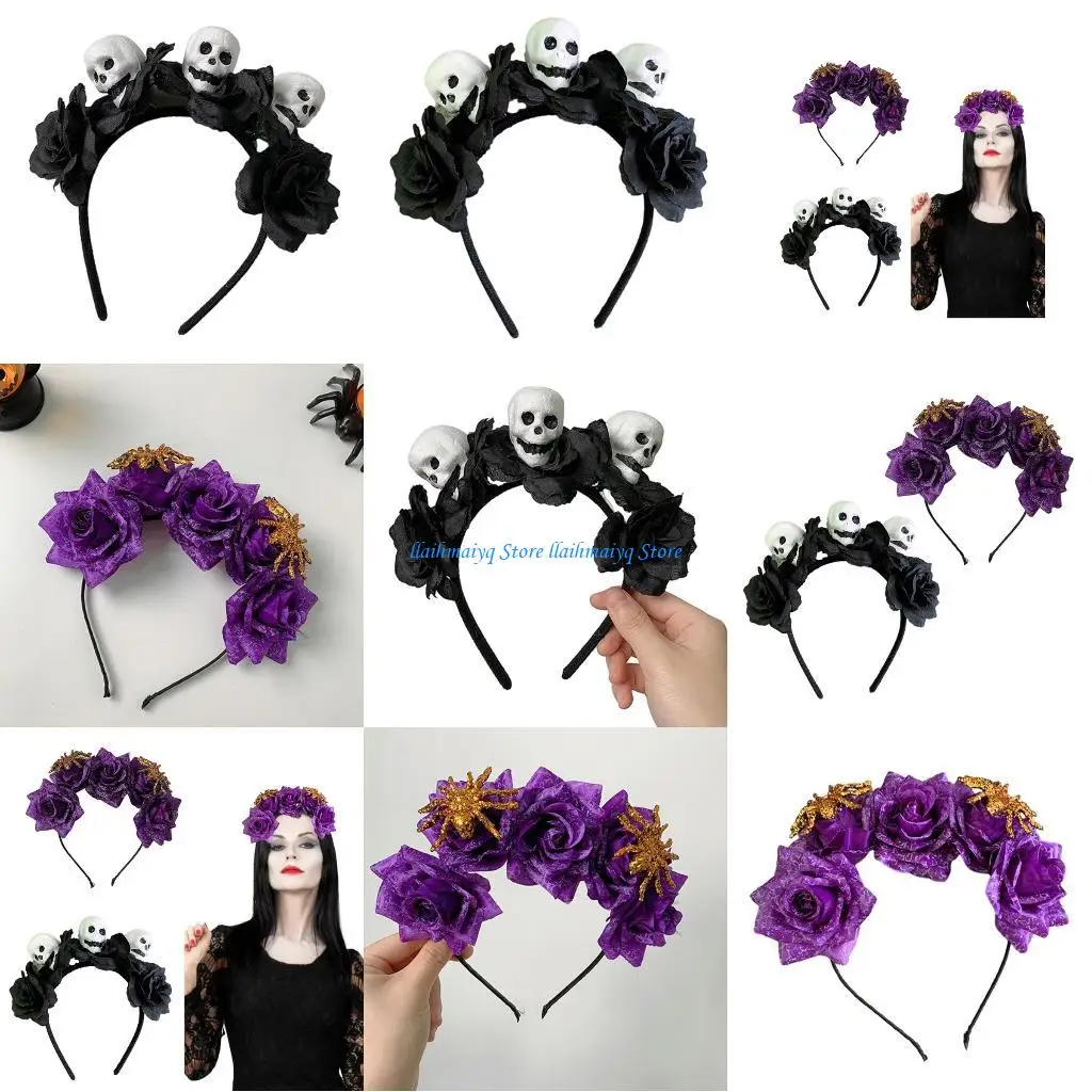 

573B Lady Cosplay Hairhoop Holiday Headwear Halloween Hair Bands House Decorations