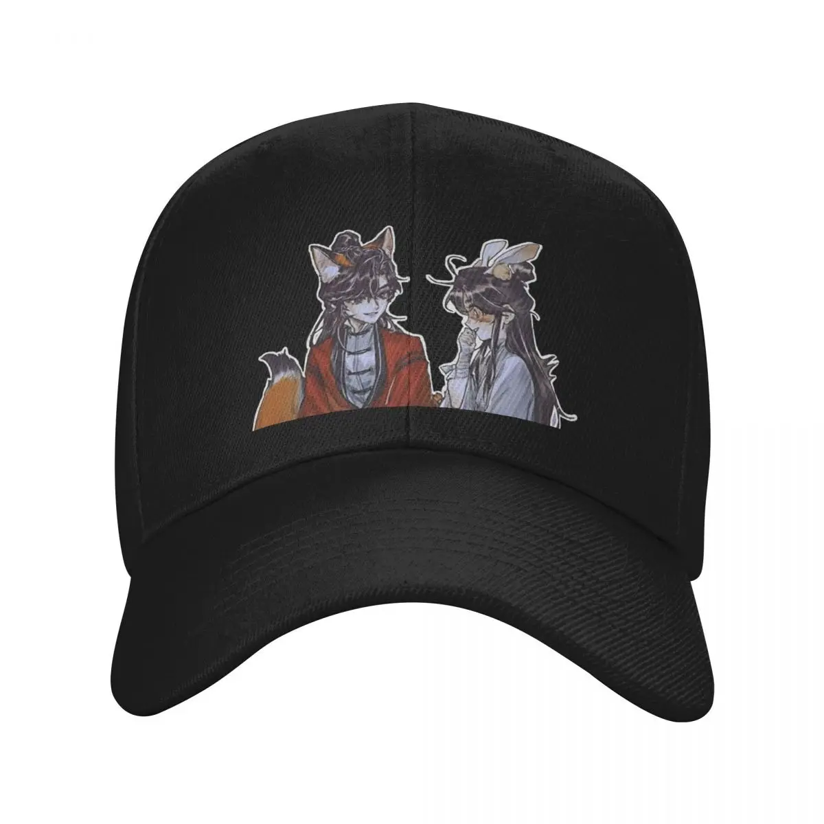 xie lian and hua cheng cute chibi heaven official's blessing manhua Baseball Cap derby hat Streetwear Hats Man Women's