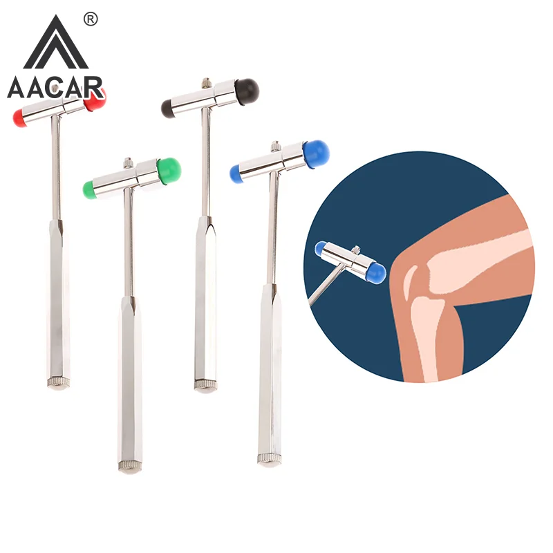 

1 шт. двуглавый нейрологический массажер-молоток, многофункциональный перкуссионный диагностический рефлекторный молоток, рефлекторный молоток