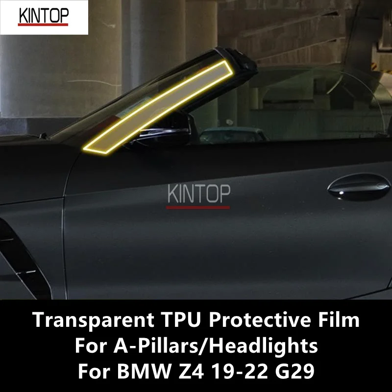 

For BMW Z4 19-22 G29 A-Pillars Transparent TPU Protective Film Anti-scratch Repair Film Accessories Refit