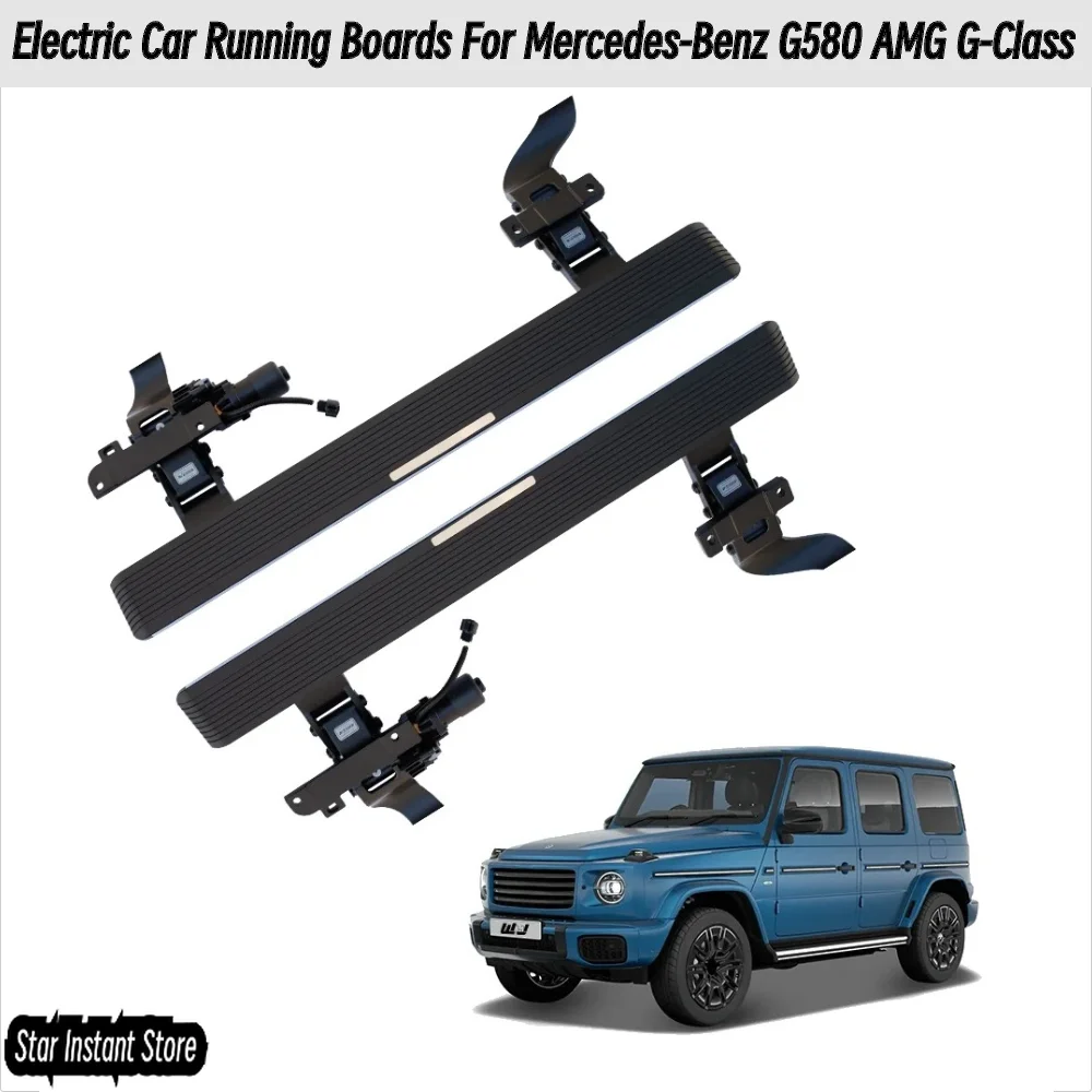 

Электрические выдвижные подножки для Mercedes-Benz G580 AMG G-Class, автоматические боковые ступеньки со светодиодом