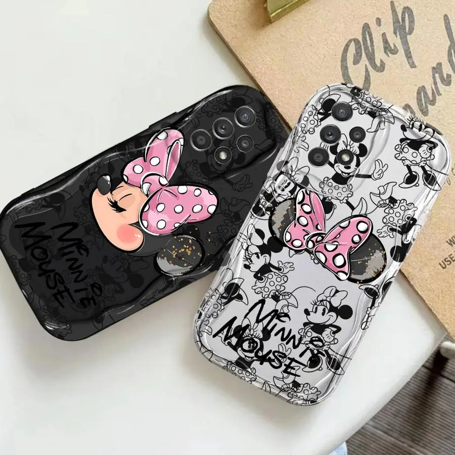 สําหรับ Samsung Galaxy A36 A24 A55 A35 A52 A56 A25 A54 A32 A53 A23 ฝาครอบโทรศัพท์นุ่ม Disney Mickey Minnie เมาส์