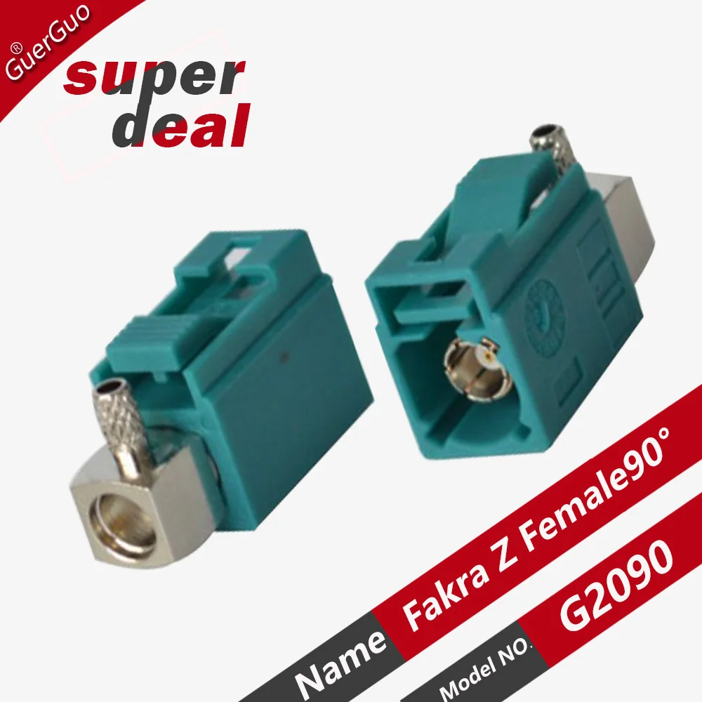 1PC Universal Fakra Z Male / Female Jack Plug Connector Soldering RF Coaxial Wire Connectors for RG316 / RG174 Pigtail Cable