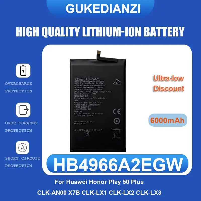 Battery For Huawei Nova 2 Nova2 CAZ-TL00 CAZ-AL10 Honor 9X Lite 8X Glory 20 20S Play Niew 10 3 4 5T Mate P10 Plus 9 Pro 50 P40
