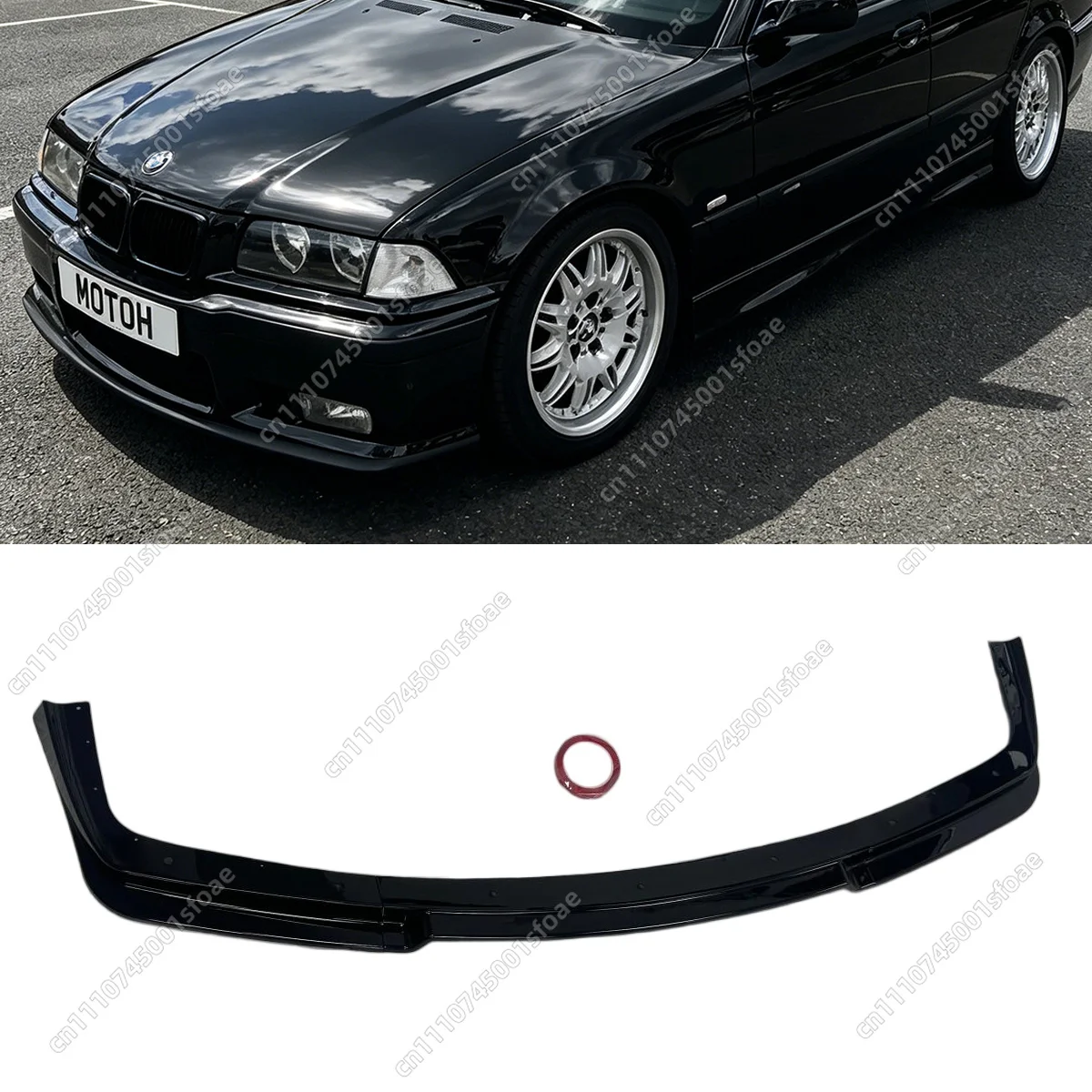 

Modification Parts For BMW 3 Series E36 M3 316i 318i 320i 323i 325i 328i 1992-1999 Glossy Black 3pcs Front Bumper Lip Splitter