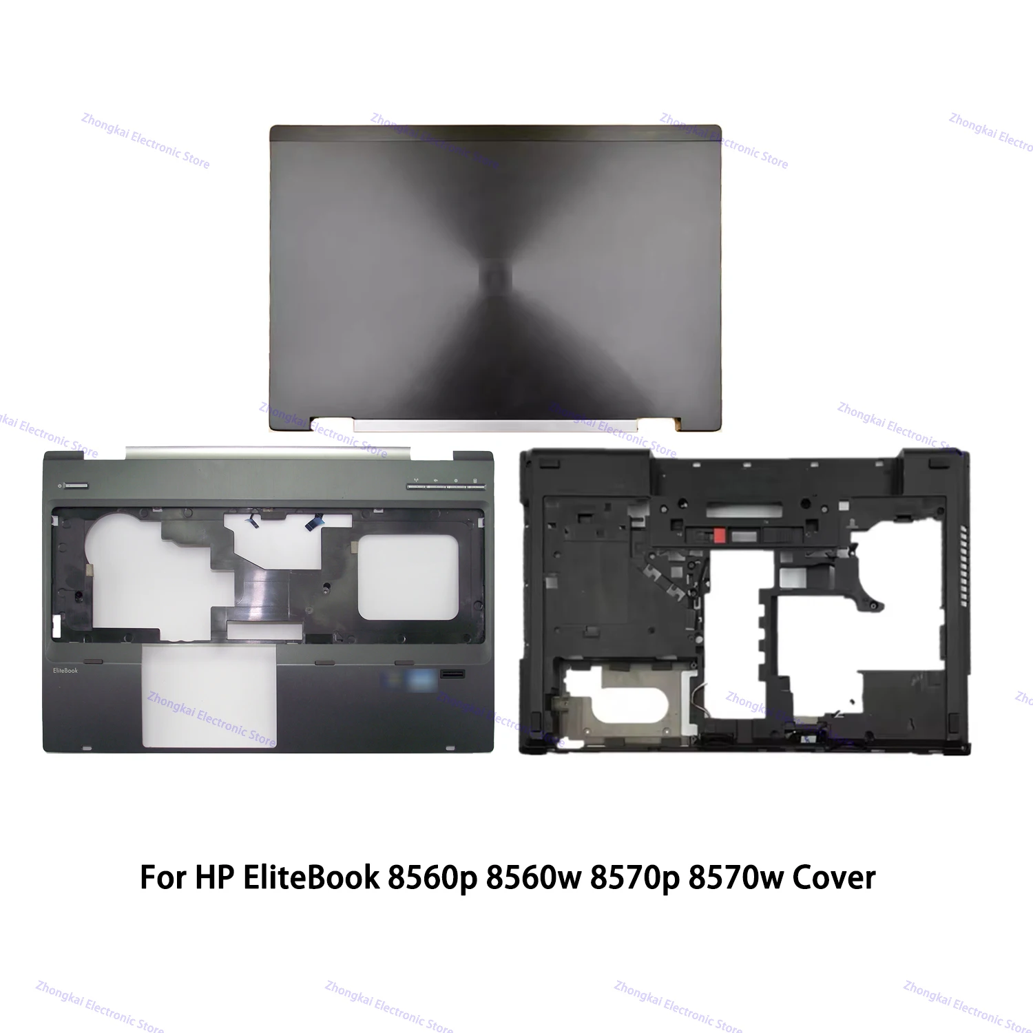 

New Original For HP EliteBook 8560p 8560w 8570p 8570w Laptop LCD Back Palmrest Case Bottom Base Cover 690645-001