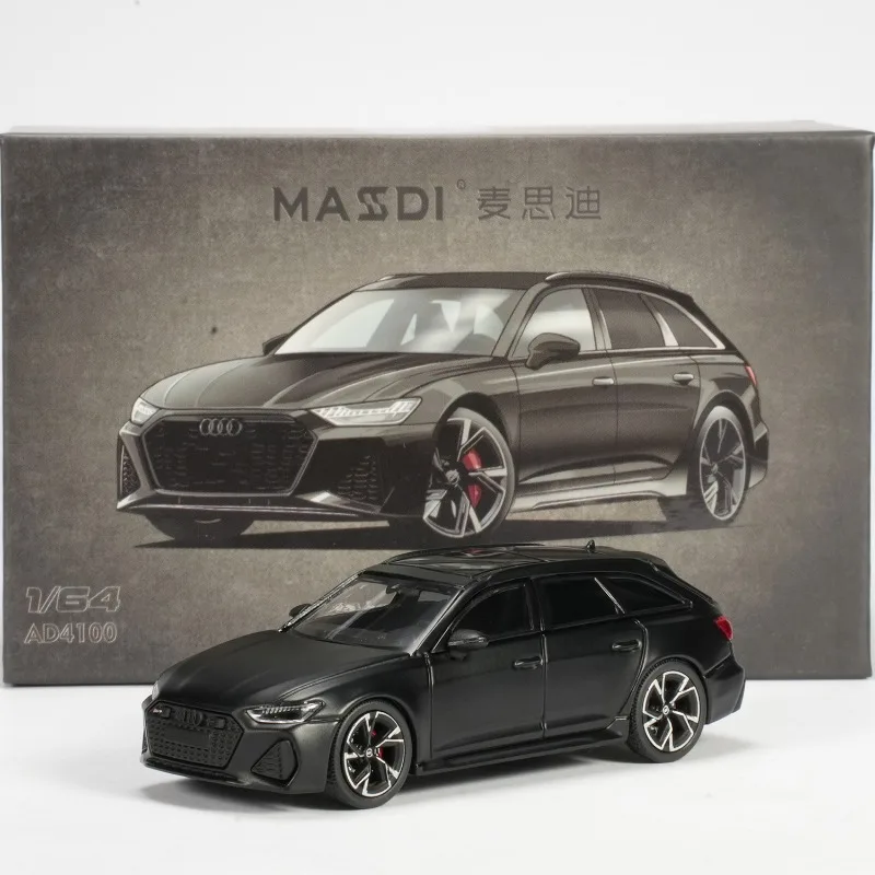 

MASDI 1/64 Audi RS 6 Avant die-cast simulation alloy car model, boys' toy, adult collectible ornament.
