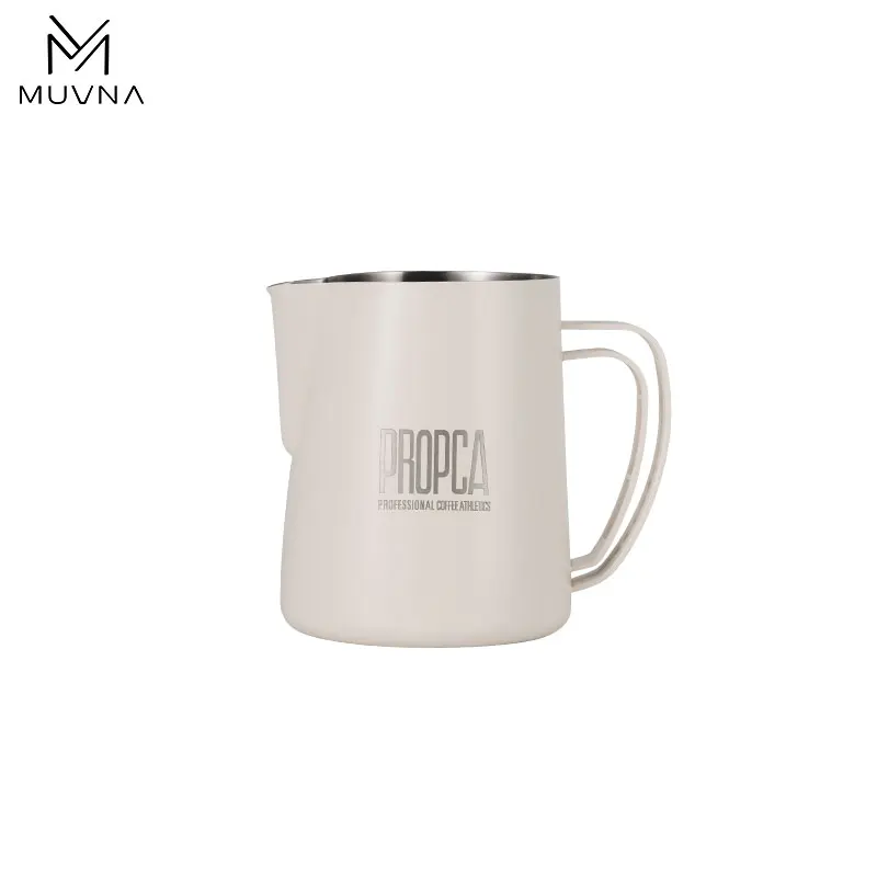 

Muvna 600ml Milk Frothing Pitcher Stainless Steel Steam Milk Pitcher Jug for Espresso Latte Art Coffee Accessories Barista Gift