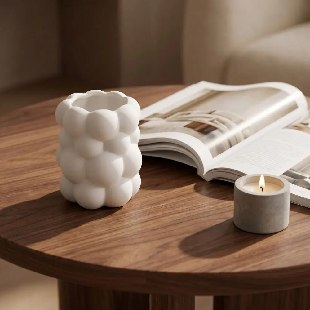 3D Printed Desk Storage Box Nordic Style Cloud-shaped Desktop Organizer Ornaments Decoration Makeup Brush Storage Home Decor