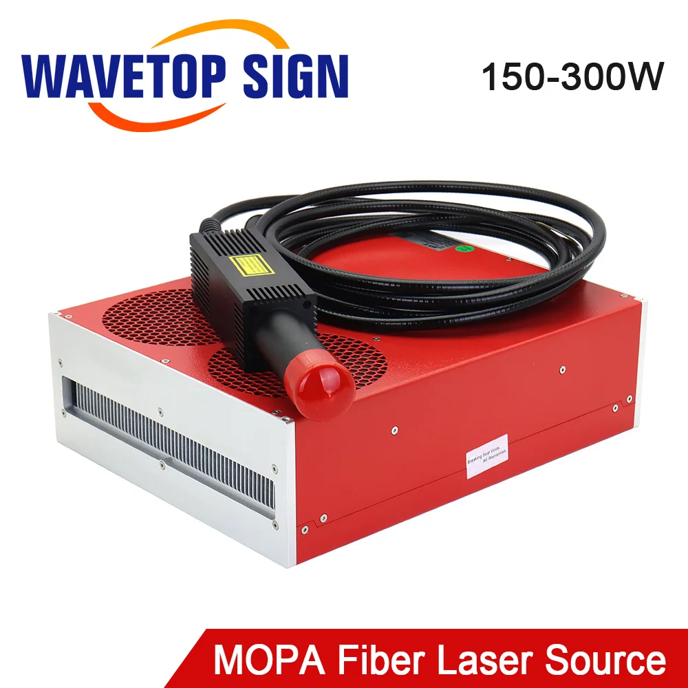 WaveTopSign JPT 150-300W MOPA Fiber Laserbron Met Red Dot Hoge Kwaliteit Laser Module voor Fiber Laser-markering Machine