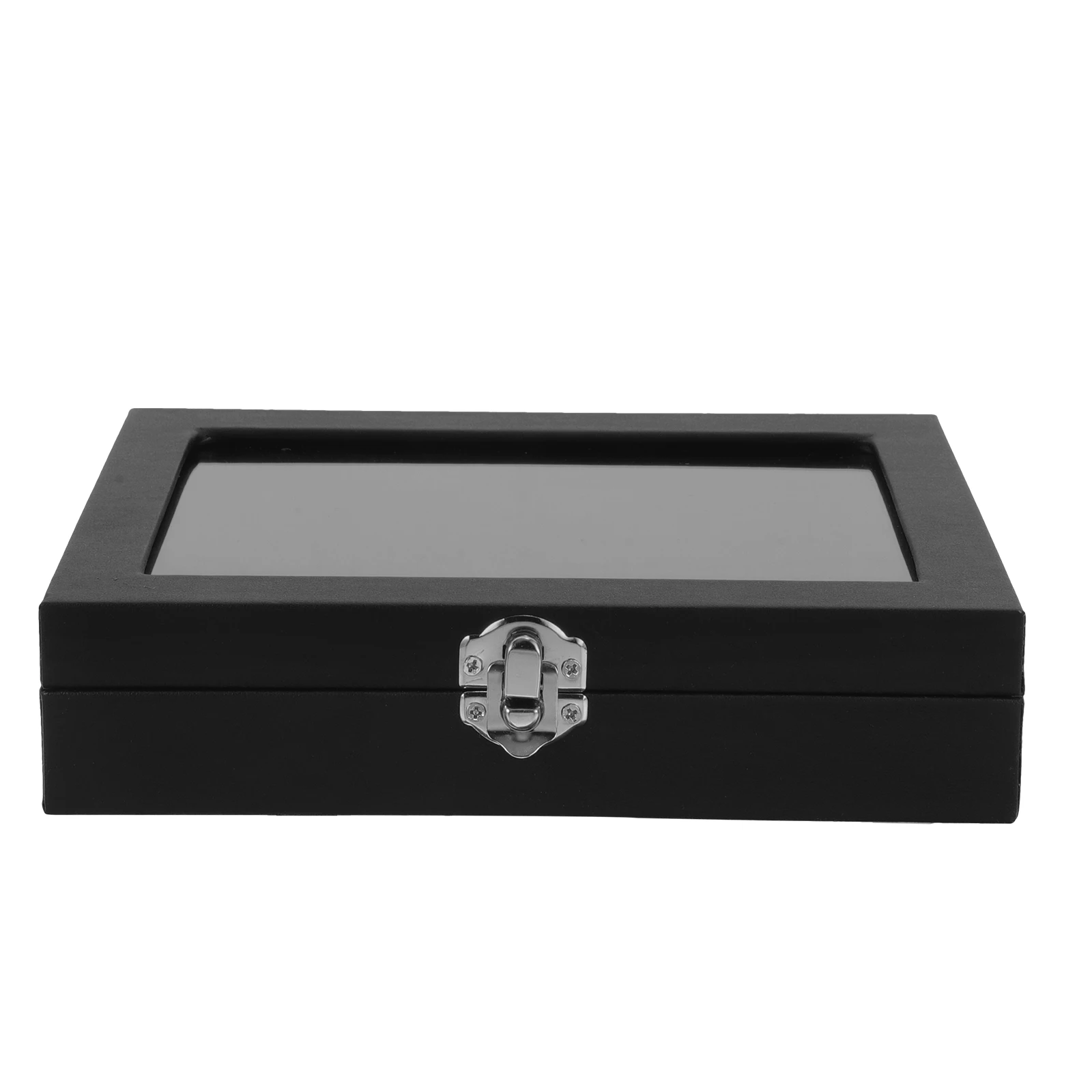

Reusable Medal Display Box Black Ice Brooch Case Lightweight Compact Size Badge Storage Jewelry Collection Pin Holder