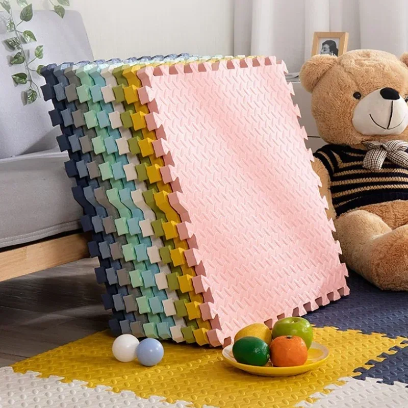 4Pcs Thickening Mat for Kids Children Foam Floor Children's Stitching Crawling Climbing Home Bedroom Living Room Tatami Play Mat