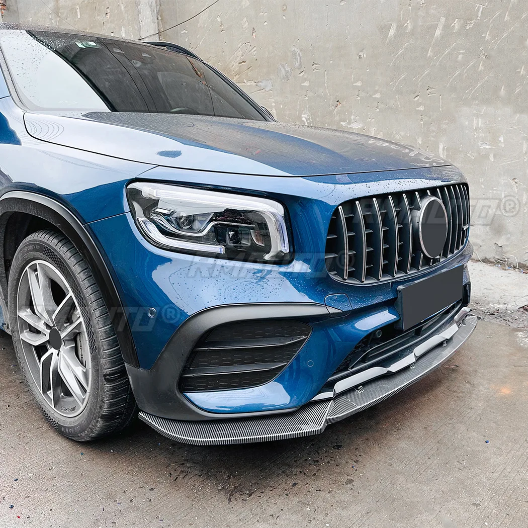For Mercedes Benz GLB-Class X247 GLB200 GLB35 AMG 2020-2023 Body Kit Front Splitter Front Bumper Lip Guard Car Accessories view 3