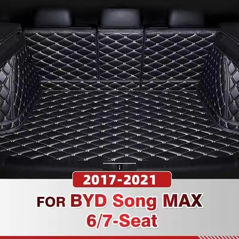 

For BYD Song MAX 6/7-Seat Auto Full Coverage Trunk Mat Car Anti-dirty Pad Protective Pad Cargo Liner Interior Accessories