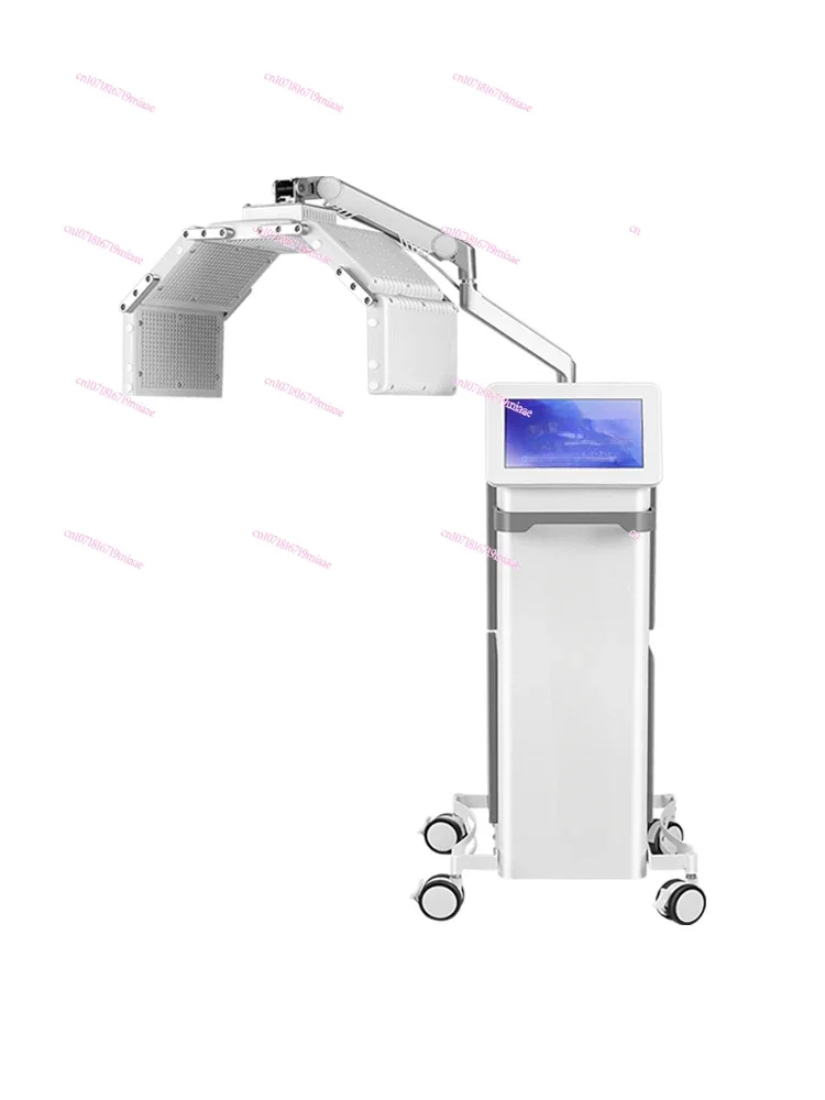 Large row light PDT phototherapy instrument Vertical red and blue photon skin rejuvenation folding spectrometer Beauty salon