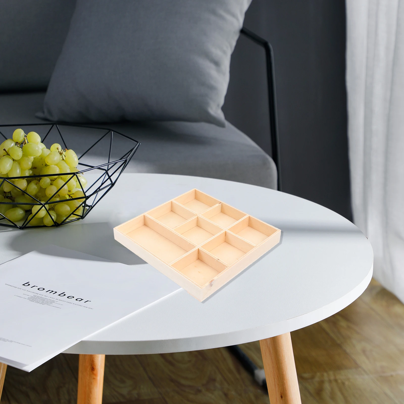 

2Pcs Wooden Storage Boxes Creative Premium Wood Decorative Gift Case for Sundries Jewelry Storage Organizer Wooden Box