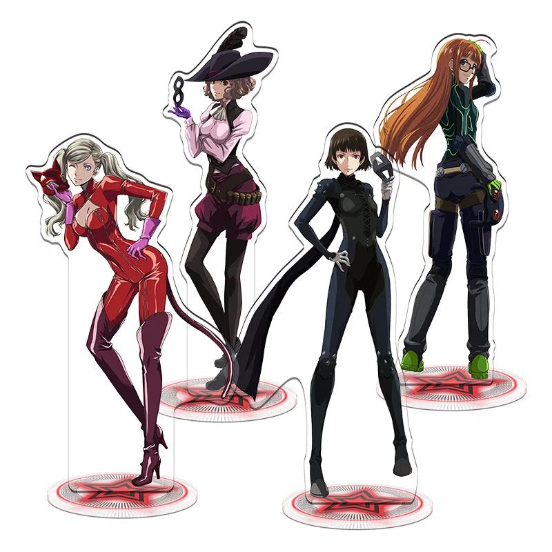 Persona 5 Multi Character Game Anime Related Products Acrylic Standing Card Stand Model Plate Figure Pool Party Desk Decor Gift