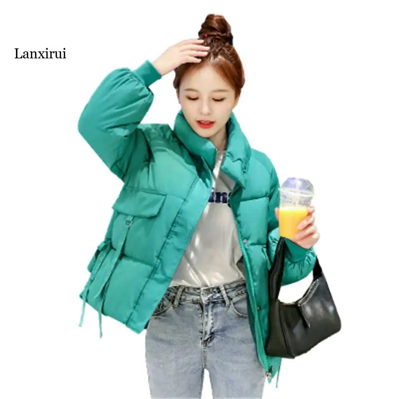 

2022 Winter New Arrivals Women Cotton Jacket Short Coat Loose Warm Female Cotton Parkas Fashion Casual Women Coat