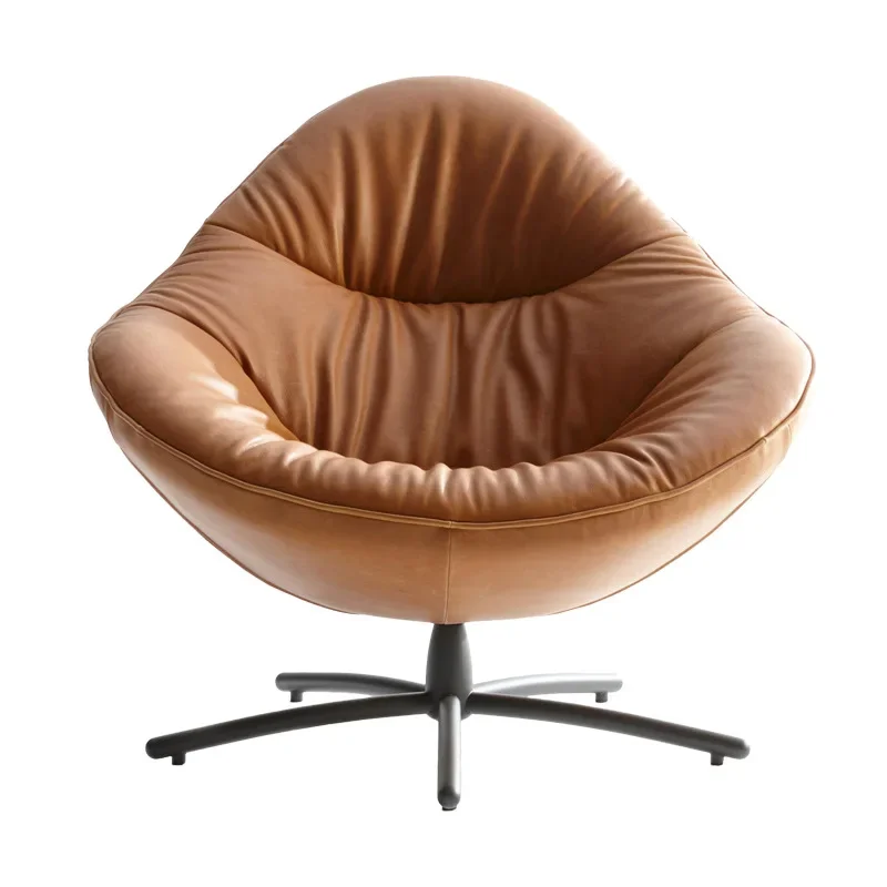 Cadeira de sofá individual designer criativo assento real