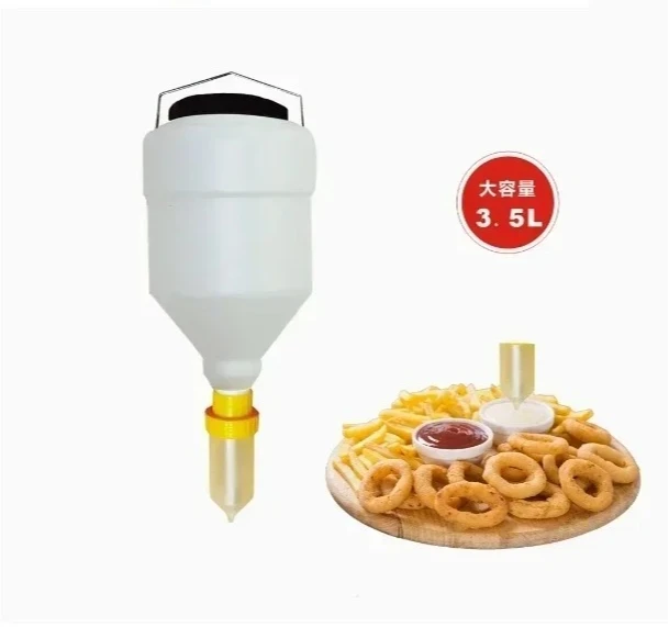Hanging Squeeze Bottle Inverted Sauce Pump Hanging Inverted Sauce Pot Jam Squeeze Bottle Tomato Salad Sauce Bottle 3.5L  5.5L