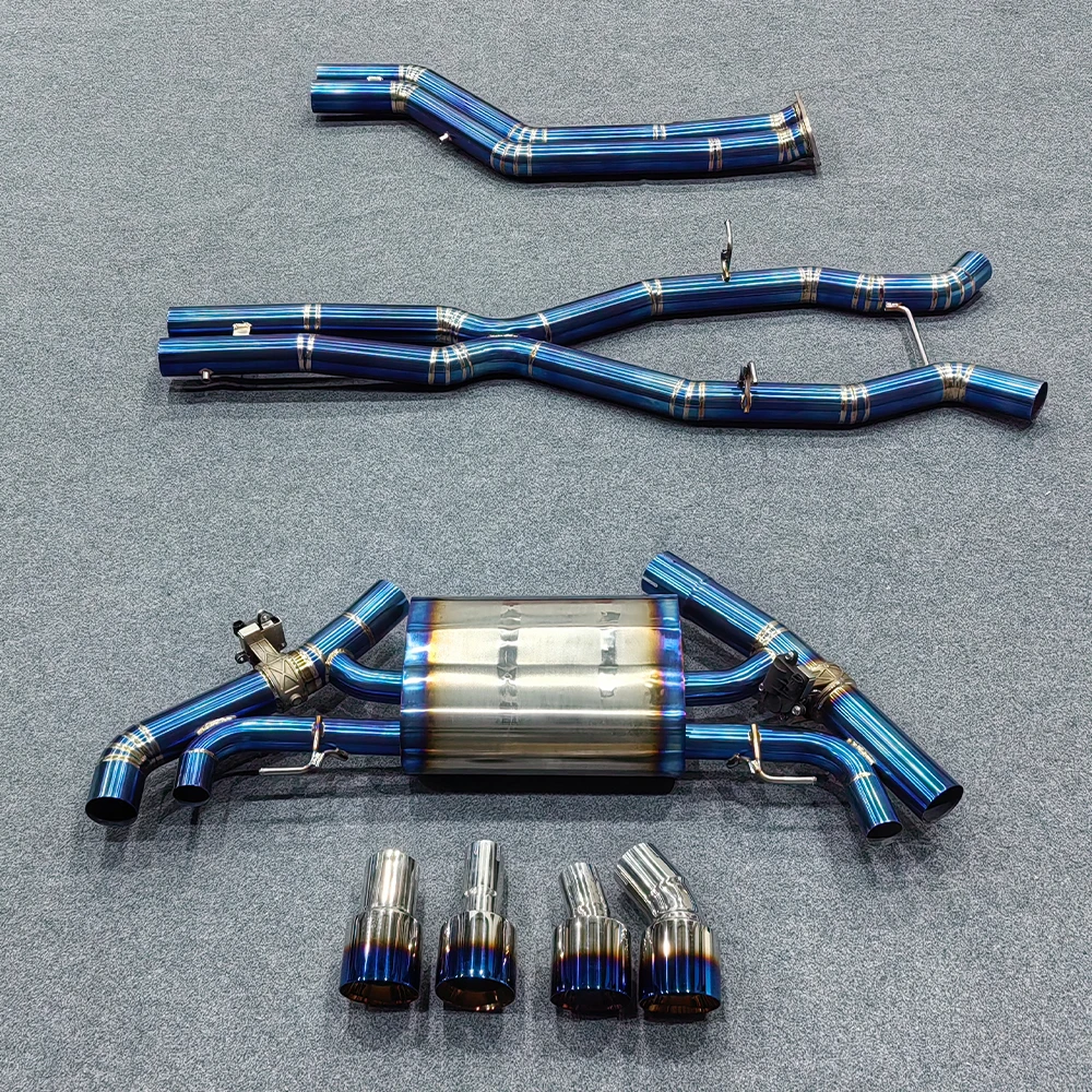Custom Titanium F97 F98 Full Exhaust System for BMW X3M/X4M Tuning High Flow
