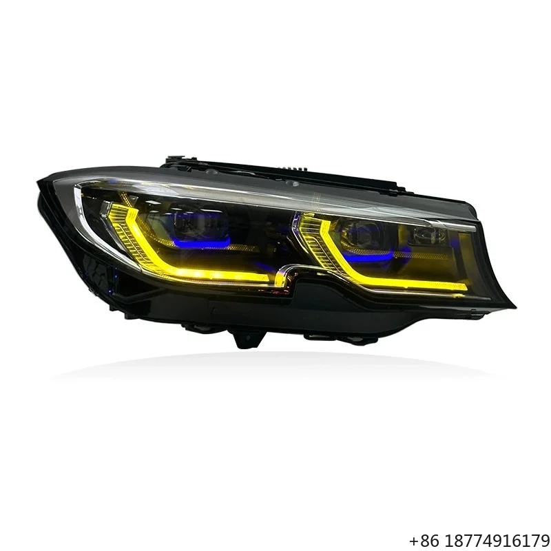 

Новые светодиодные двухцветные фары DRL для BMW 3 серии G20 G28 2019-2022, комплект из 2 штук (пара)