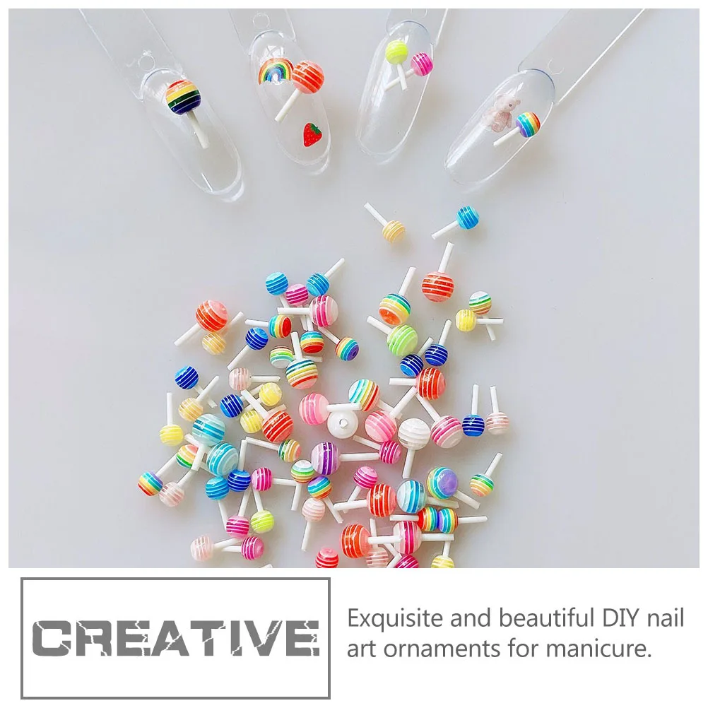 

30Pcs Nail Art Supplies Decorative Manicure Ornaments Mixed Colors DIY Nail Art Decoration Chic Manicure Decors